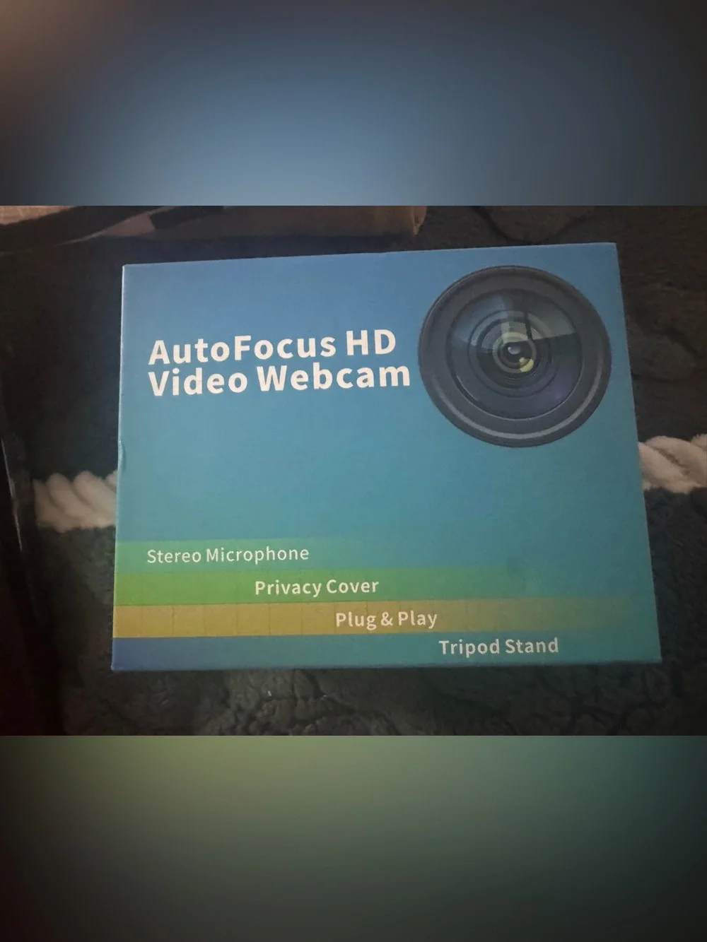 AutoFocus HD Video Webcam - Blue